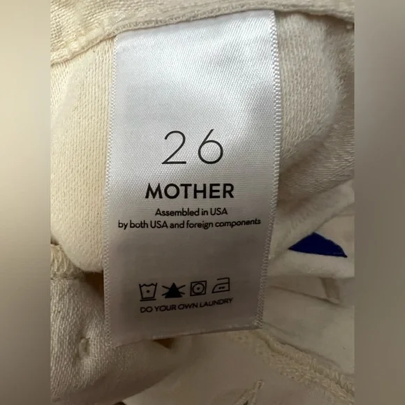 NWT MOTHER X Carolyn Murphy The Ankle Slapper Cropped Pants